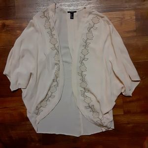 Forever 21 Cream Shawl